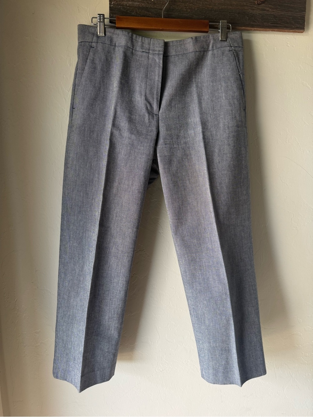 J. Crew cropped trousers navy 10
